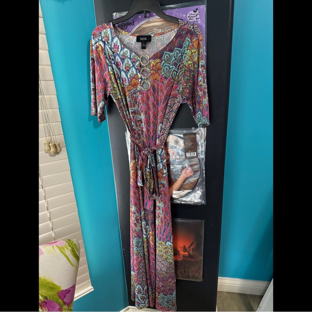 MSK Colorful Patterned Dress - Picture 4 of 4